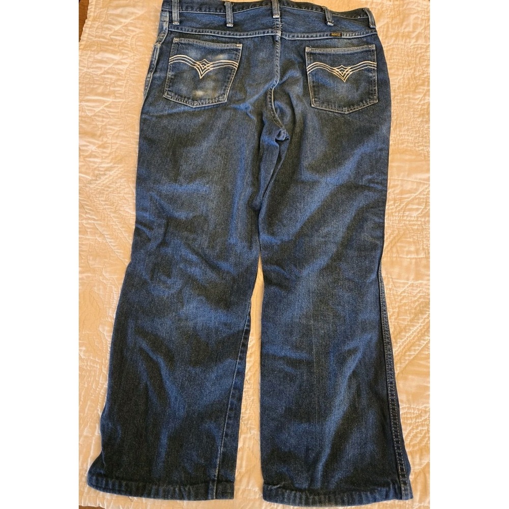 Vintage 80s Maverick USA Made Denim Mens 36 S Short  Regular Fit Wrangler Jeans